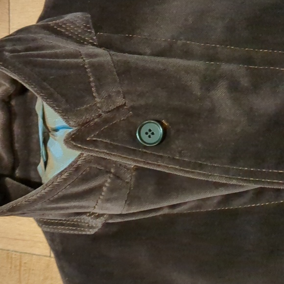 Sarar jacket. Brown velvet. NWOT - Picture 5 of 9